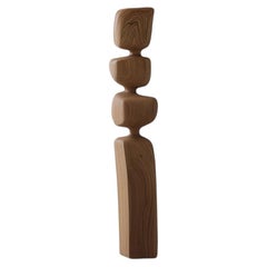 Totem biomorfo in piedi intagliato di Joel Escalona Still Stand No114