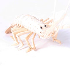 Carved Bone Articulated Lobster