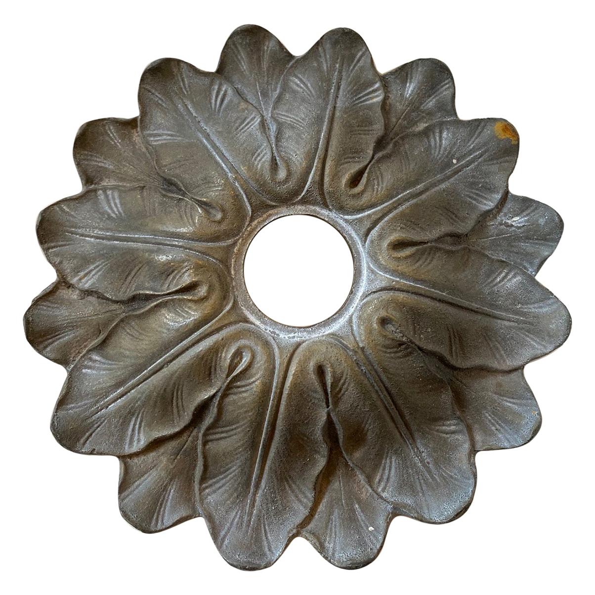 Carved Brass Escutcheon