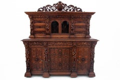 Carved buffet-chest of drawers, France, circa 1860.