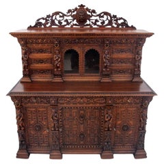 Carved buffet-chest of drawers, France, circa 1860.