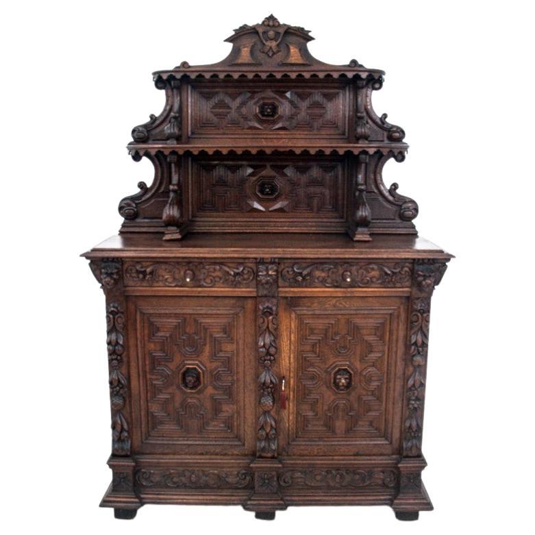 Carved Buffet, France, circa 1880, Antique For Sale