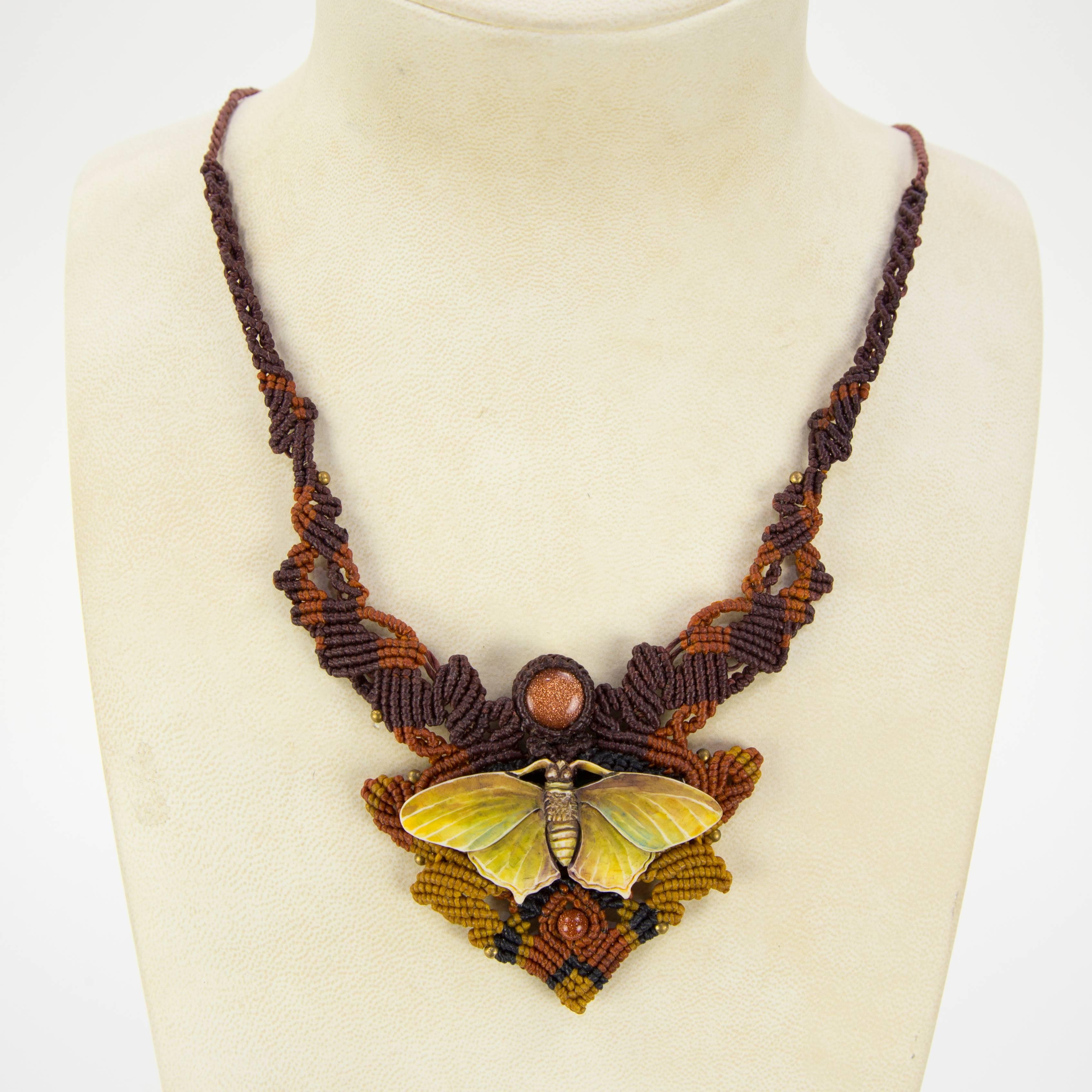 butterfly neckpiece