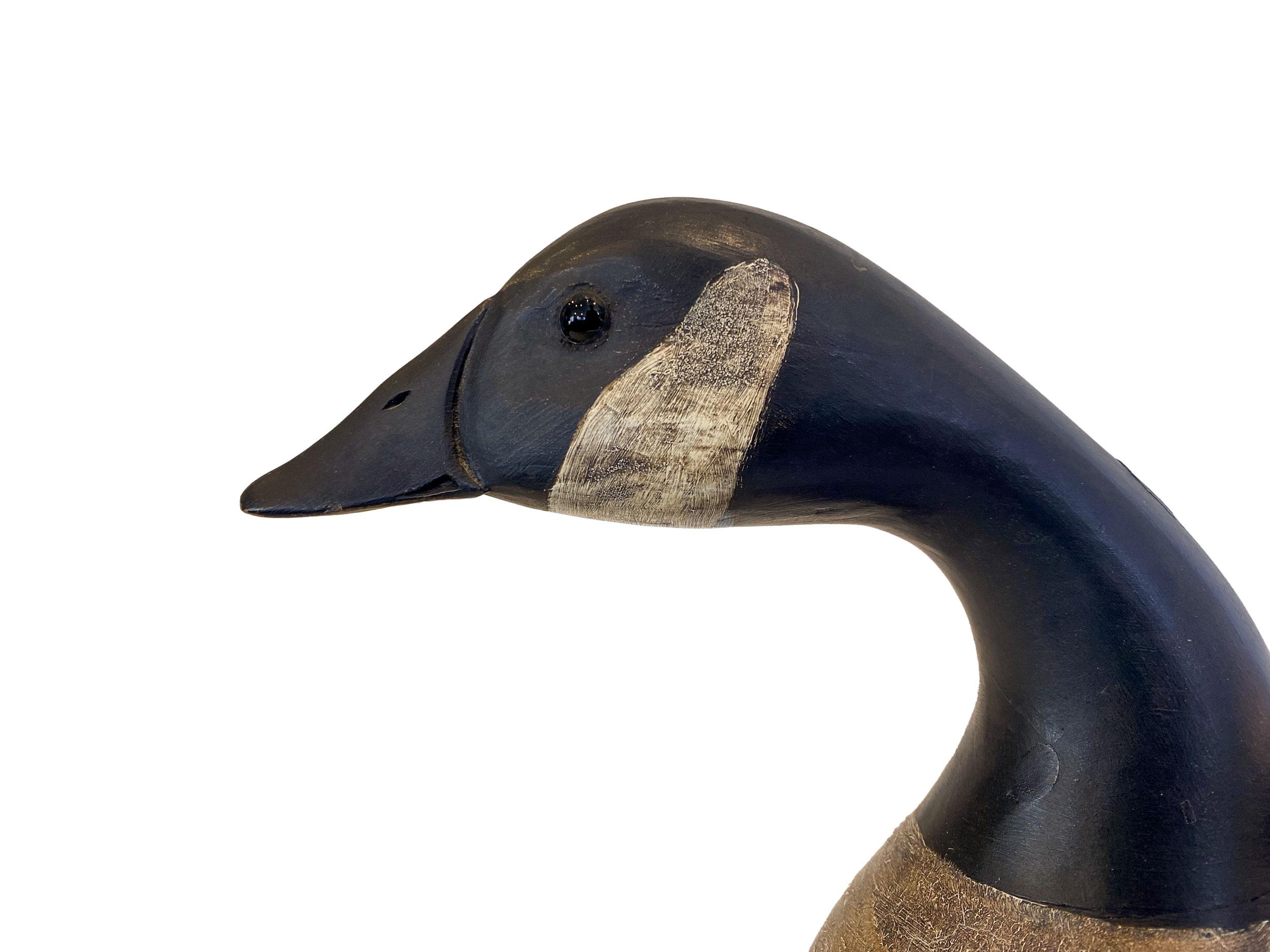 wooden goose decor