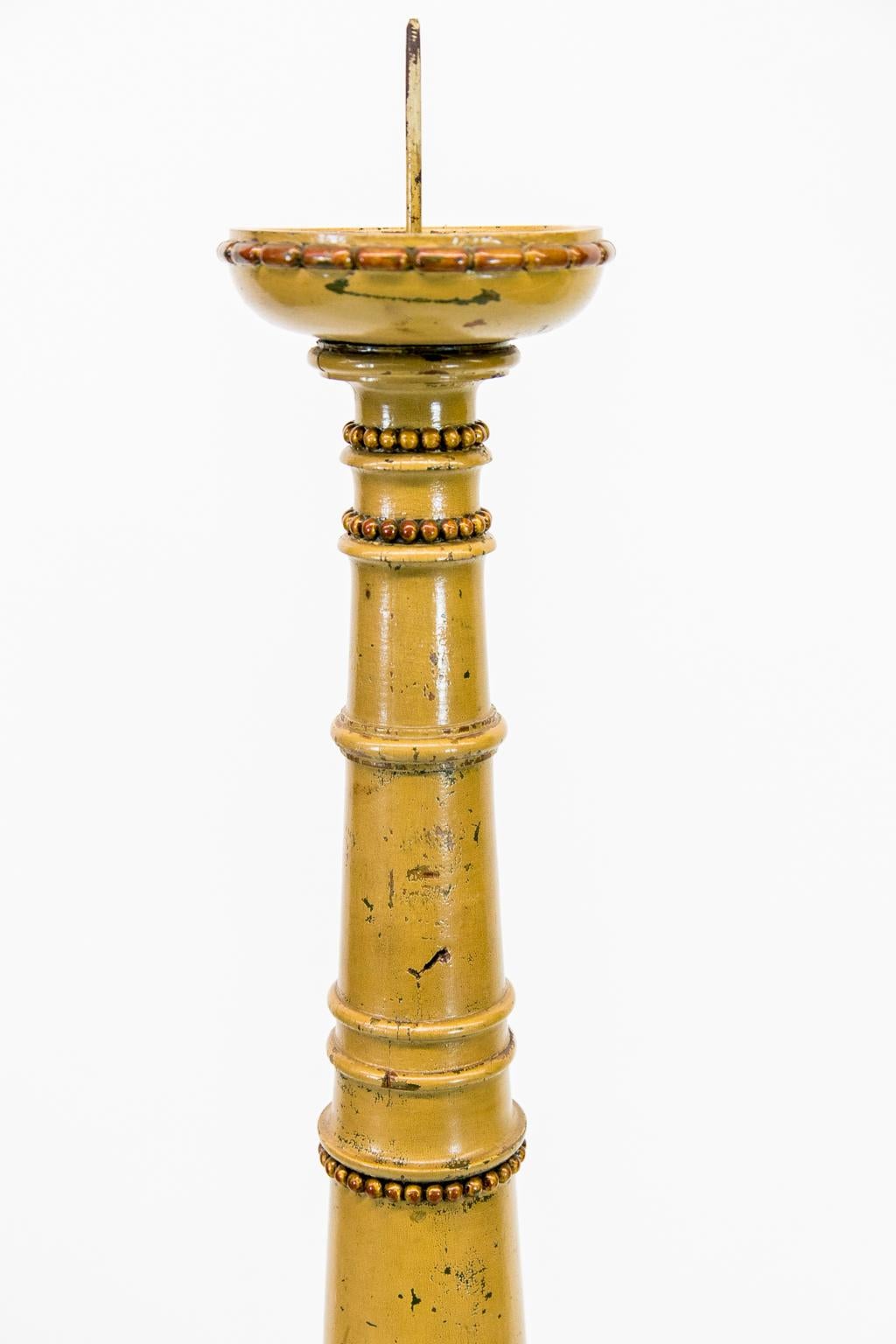 English Carved Candlestand For Sale