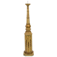 Carved Candlestand