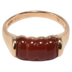 Vintage Carved Carnelian Ring