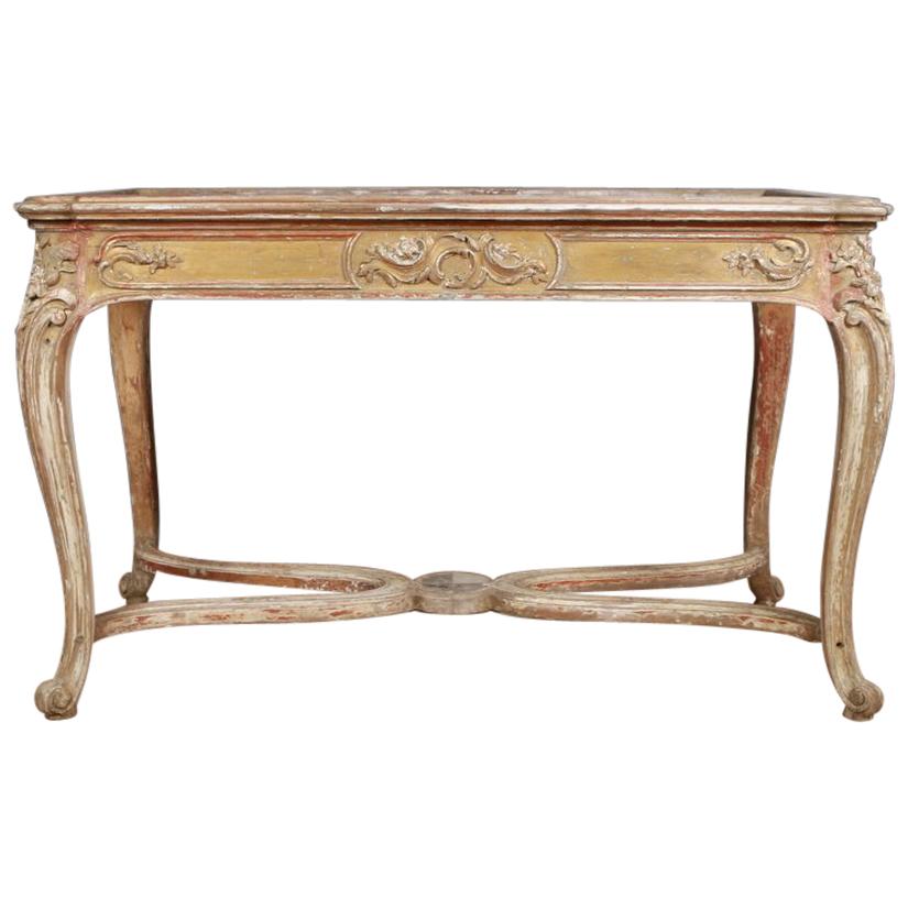 Carved Center Table For Sale