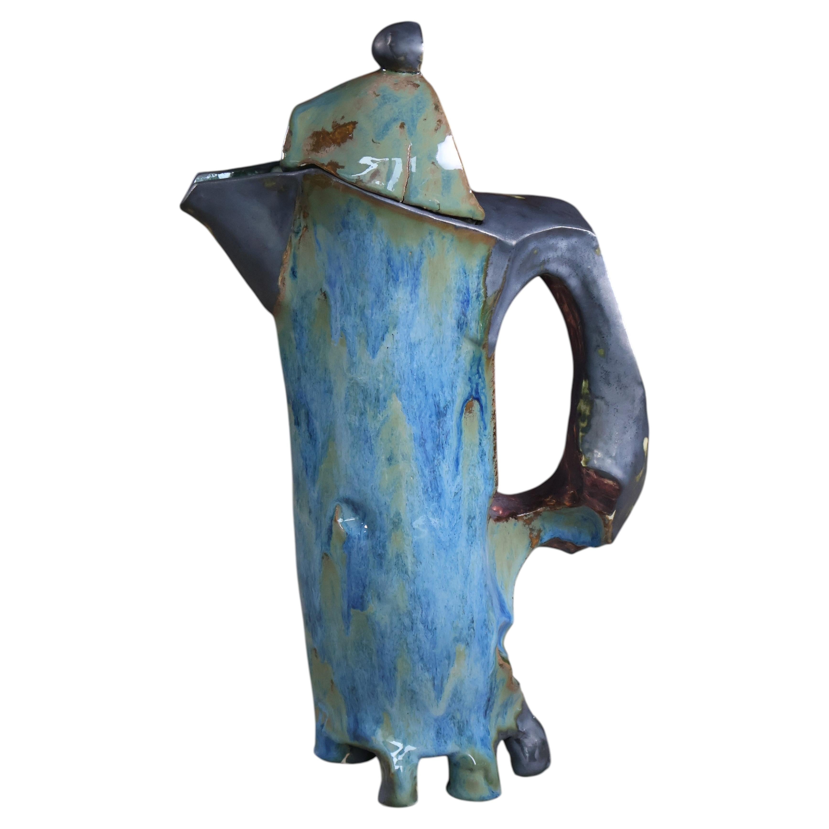 Sculpture en céramique - Vase-Jug par Wojciech Dzienniak Contemporary Design, 39cm en vente