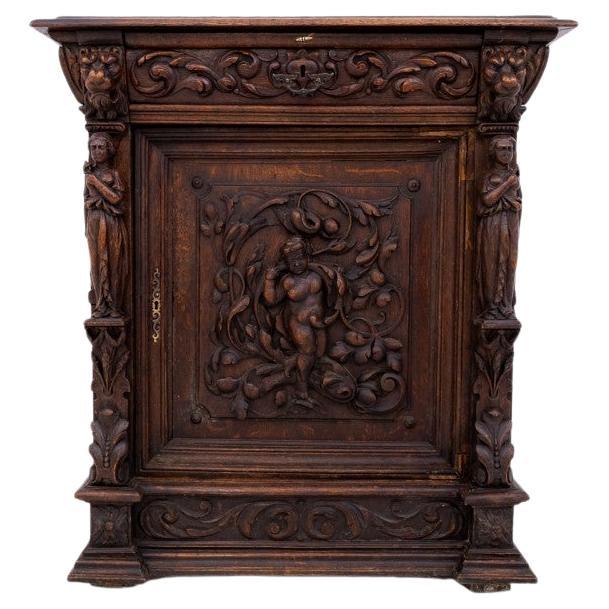 Cassettiera intagliata, Francia, 1840 circa. in vendita