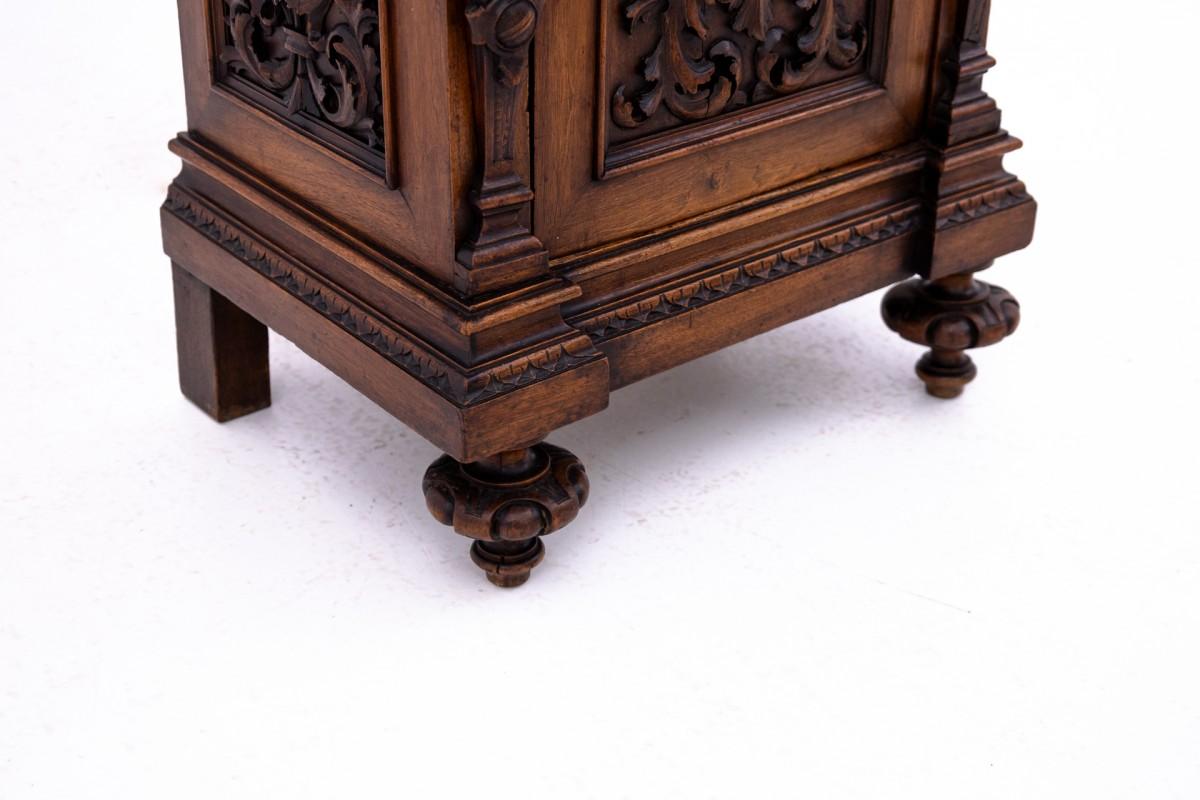 Carved chest of drawers, France, circa 1880. 3