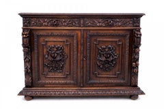 Carved chest of drawers, France, circa 1880.