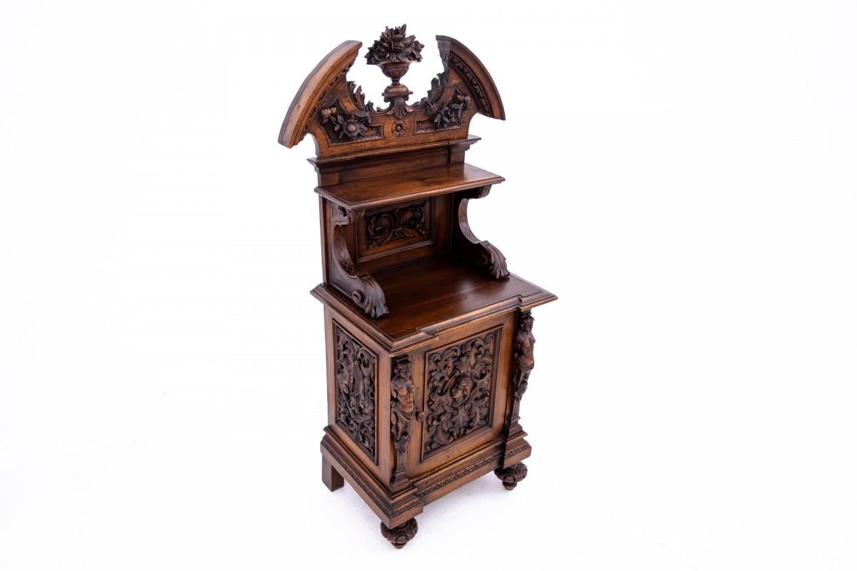 Renaissance Carved chest of drawers, France, circa 1880.