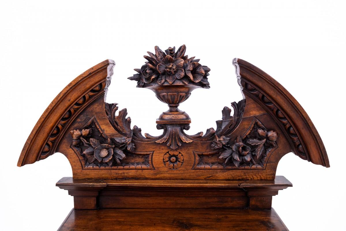 Late 19th Century Carved chest of drawers, France, circa 1880.