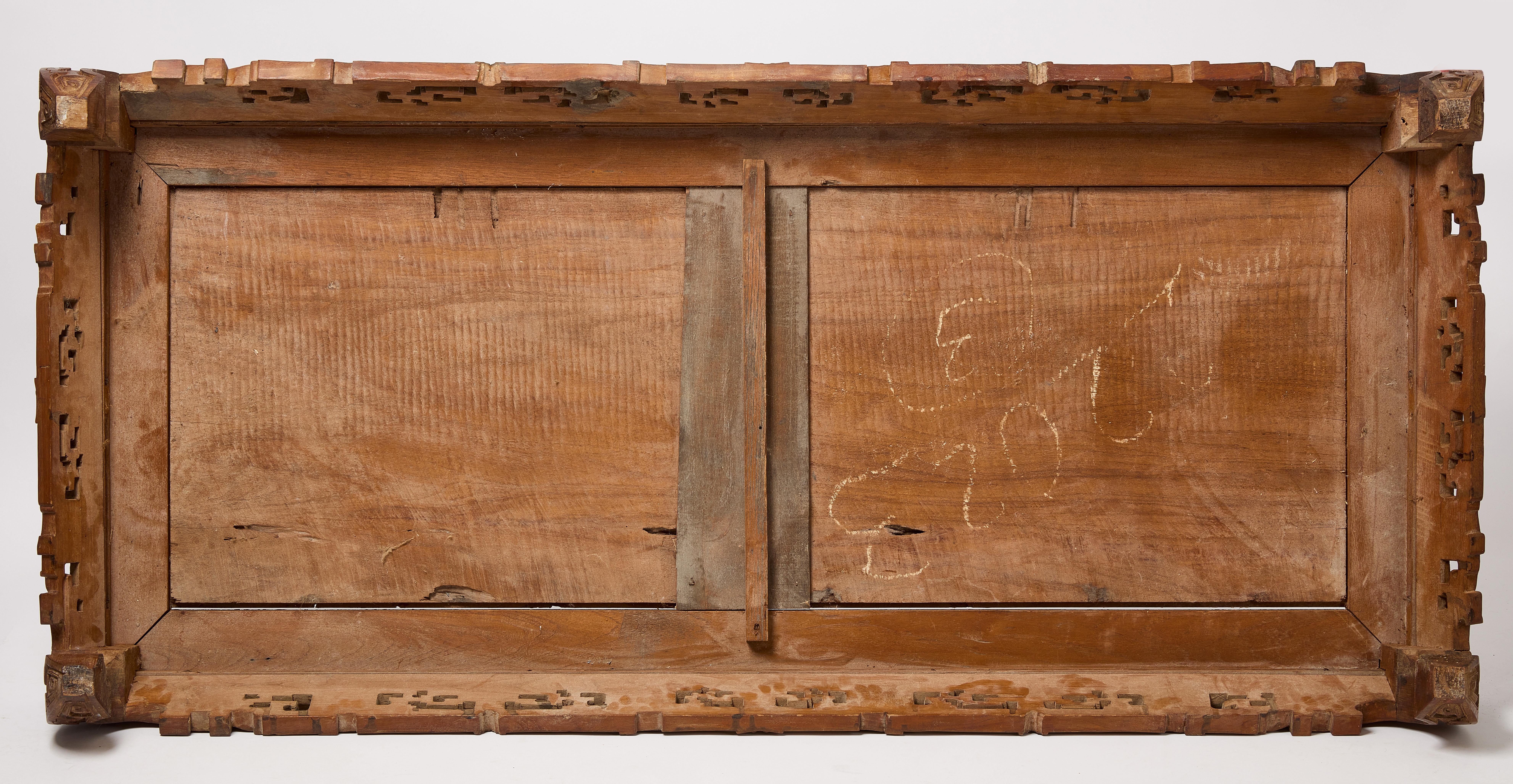 Hand-Carved Carved Chinese Platform Bed For Sale