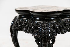 Carved Chinese Rosewood Stand