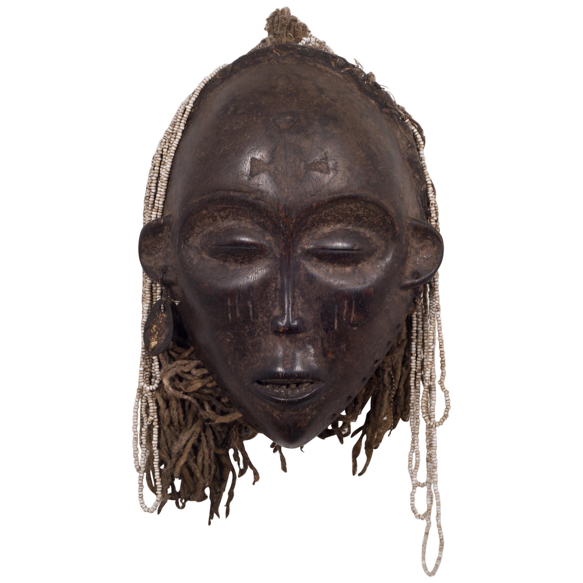 Carved Chokwe Tribal Mask, Angola