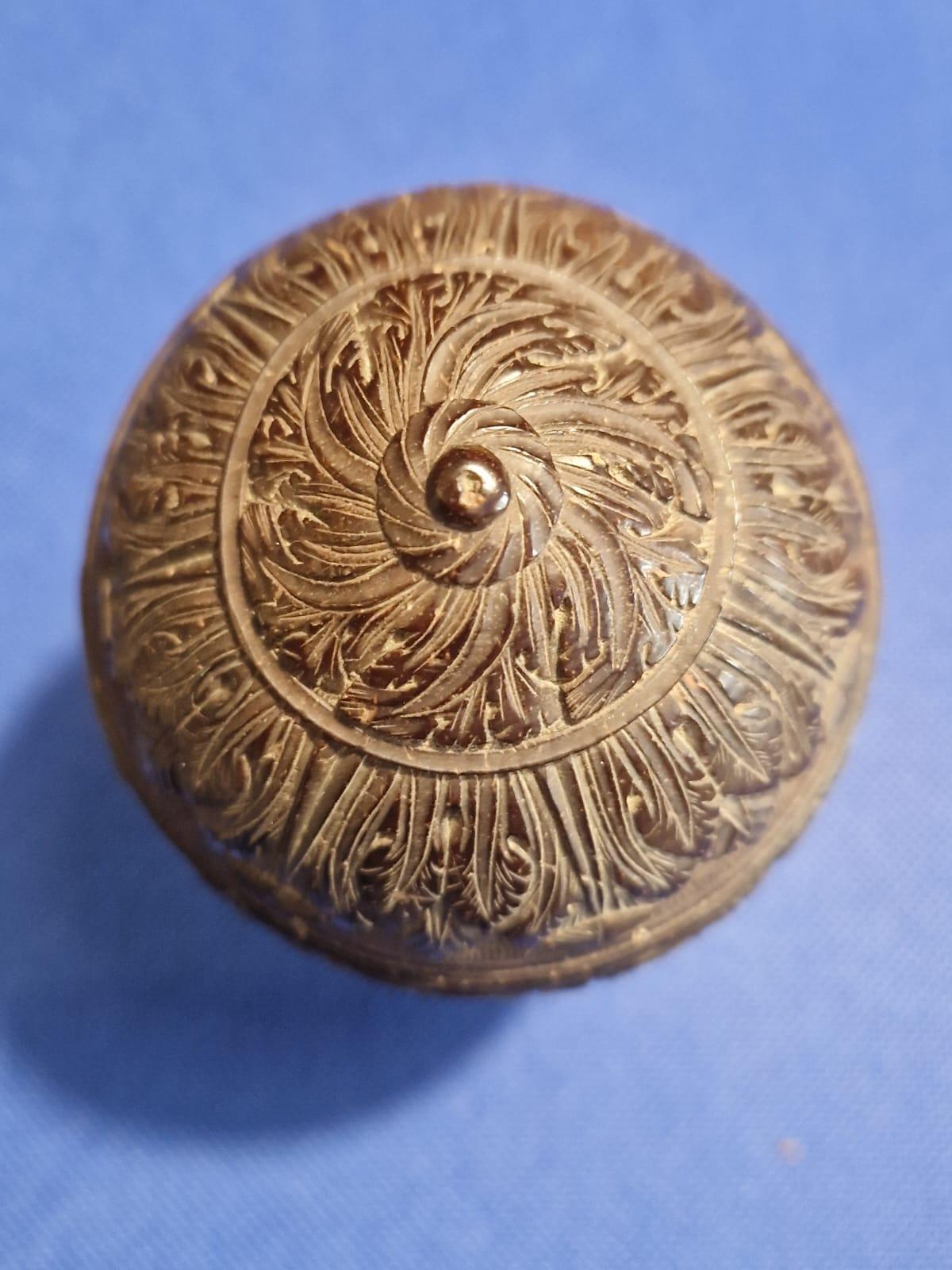 Early 19th Century Carved coconut from early 19th century