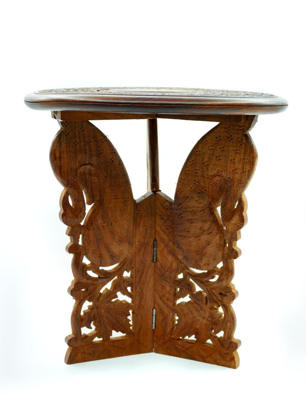 Asian Two Carved Coffee Tables, Oriental Manufacture, Mid-20th Century For Sale
