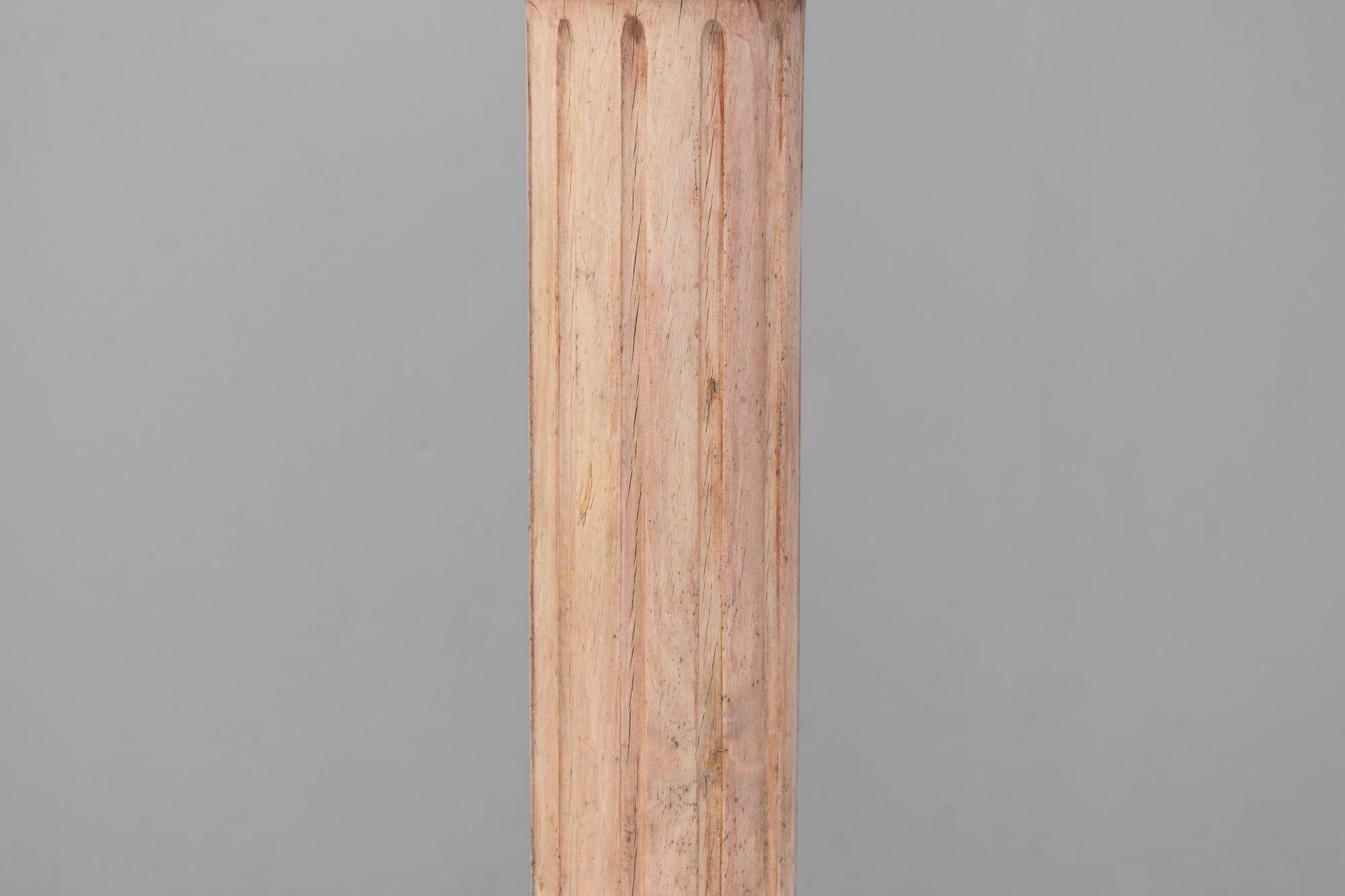 Columna tallada Pino en venta