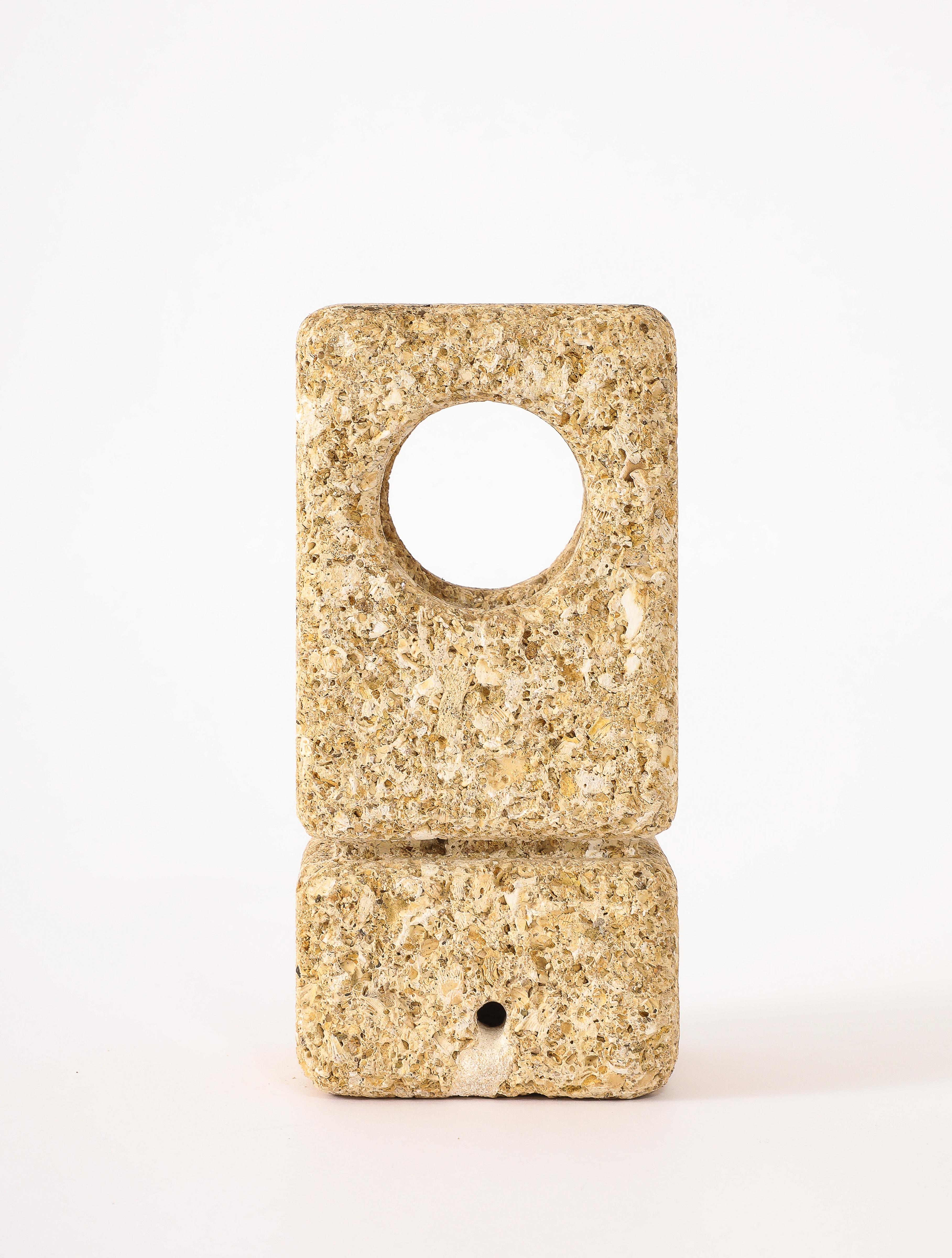 20th Century Carved Coral Signal Lamp, France 1950's For Sale