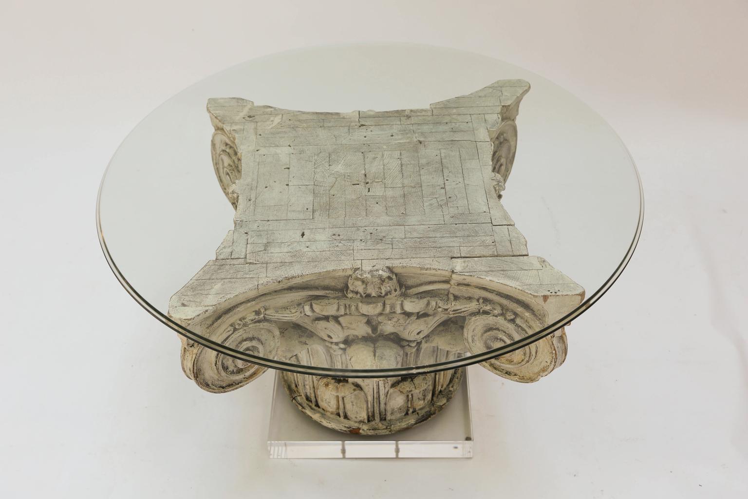greek column coffee table