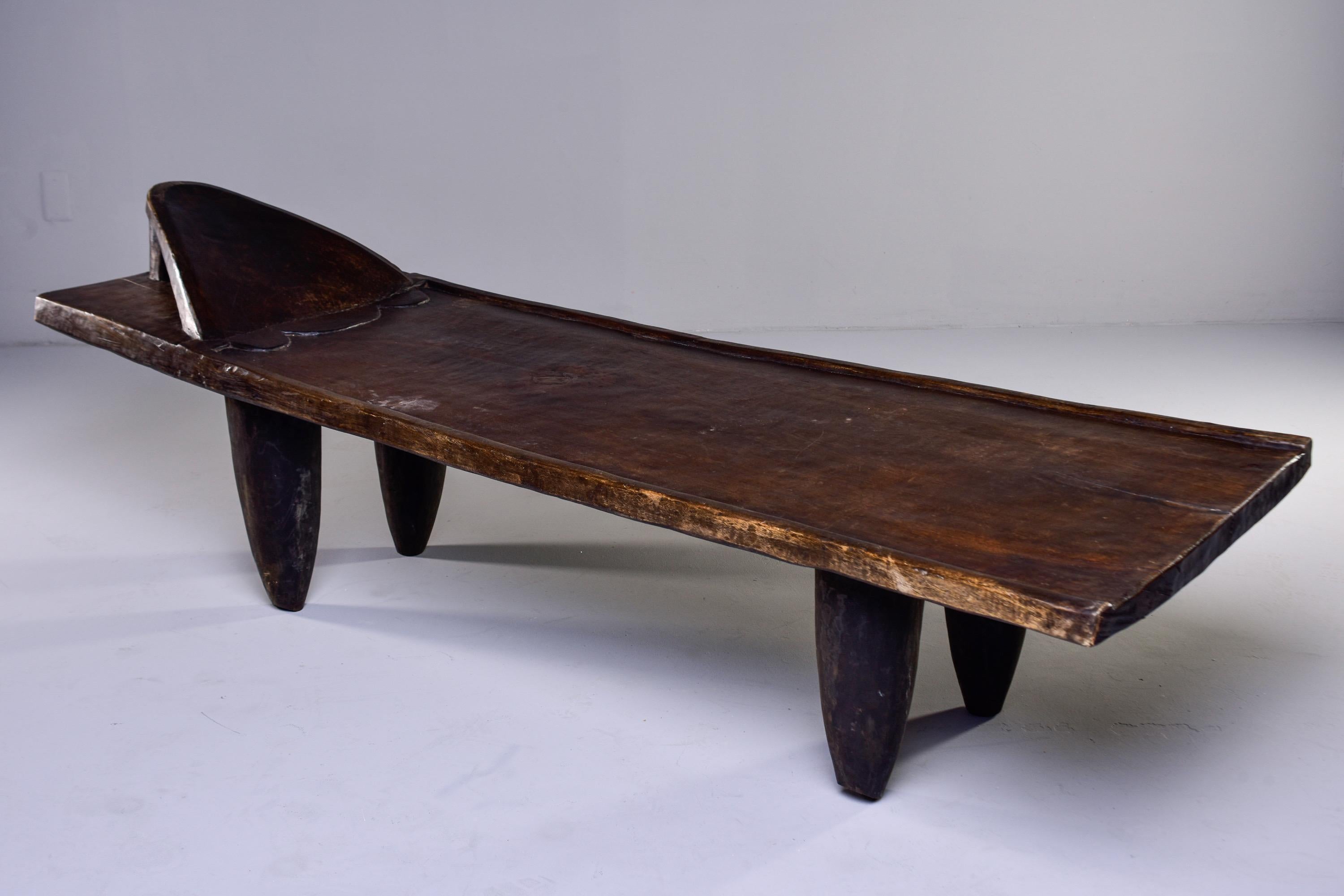 Ivorian Carved Cote d’Ivoire Senufo Bench Day Bed