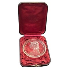 Medallón de Cristal Tallado - Siglo XIX
