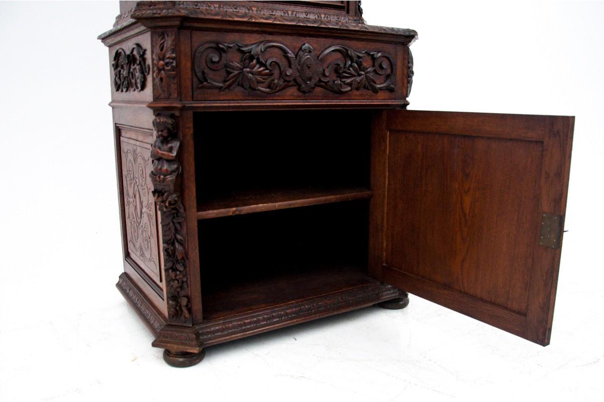 French Carved Cupboard, France, circa 1880 For Sale