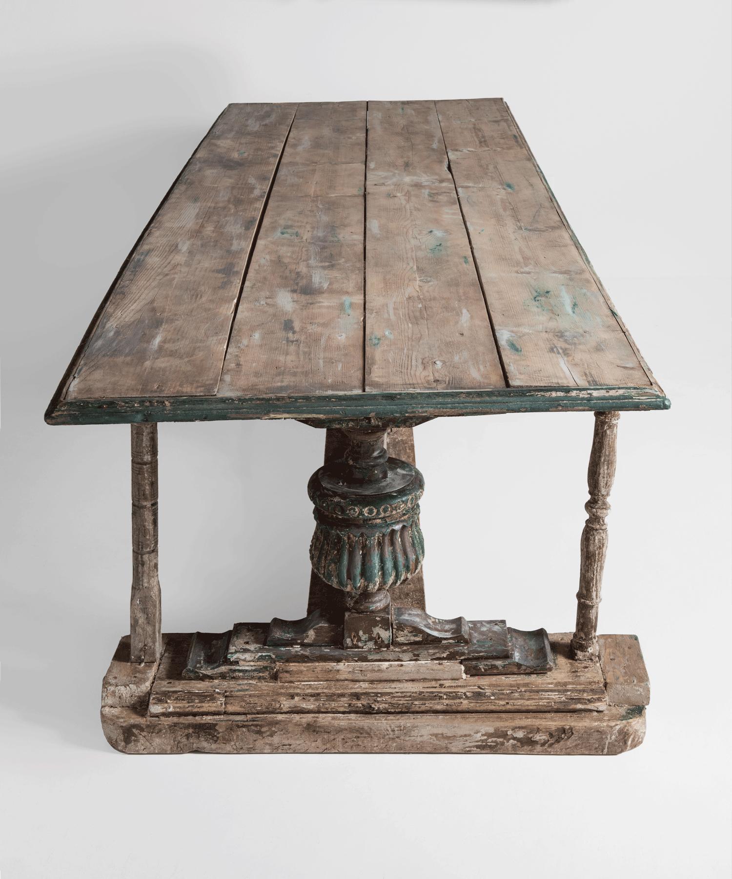 18th Century and Earlier Carved Dining Table, Italy, 18th Century