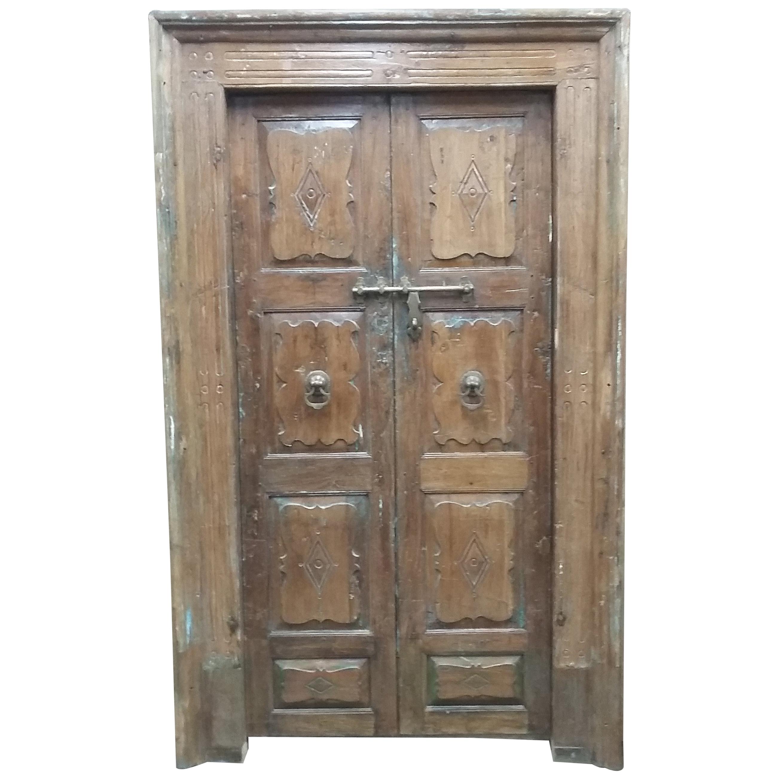 Carved Door Set