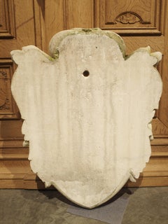 Carved Double Eagle Limestone Plaque from Italy