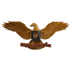 Carved Eagle Plaque