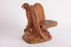 Carved Eagle Sculpture