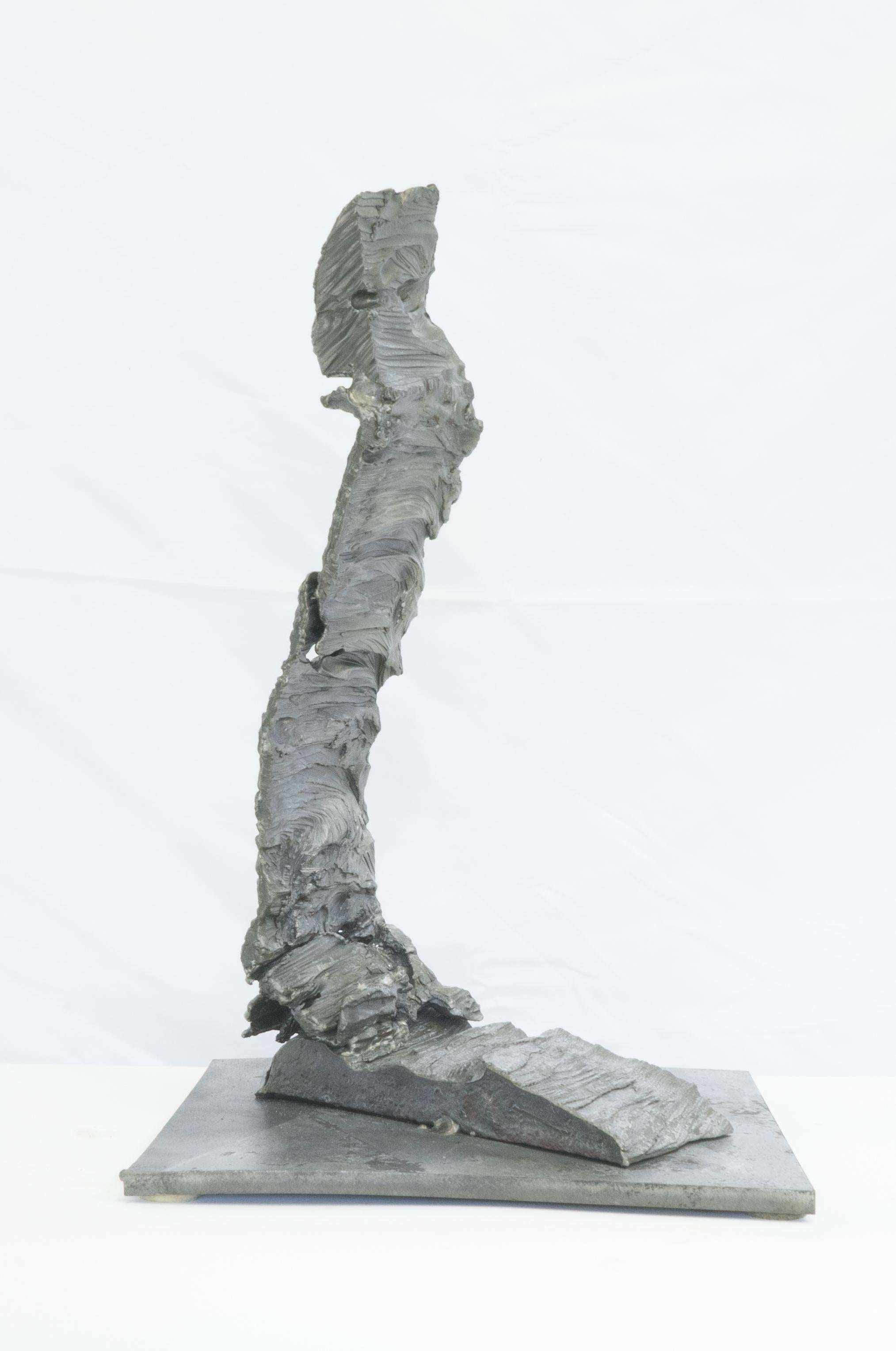 Carved Earth Series, 21st century, cast bronze, contemporary metal sculpture- Carved Earth Series, foot sculpture, by David Edelman. 

- Cast bronze, limited edition.

Dimensions:
- L: 14”
- W: 3.75”
- H: 9”

Artist: David Edelman, Represented by