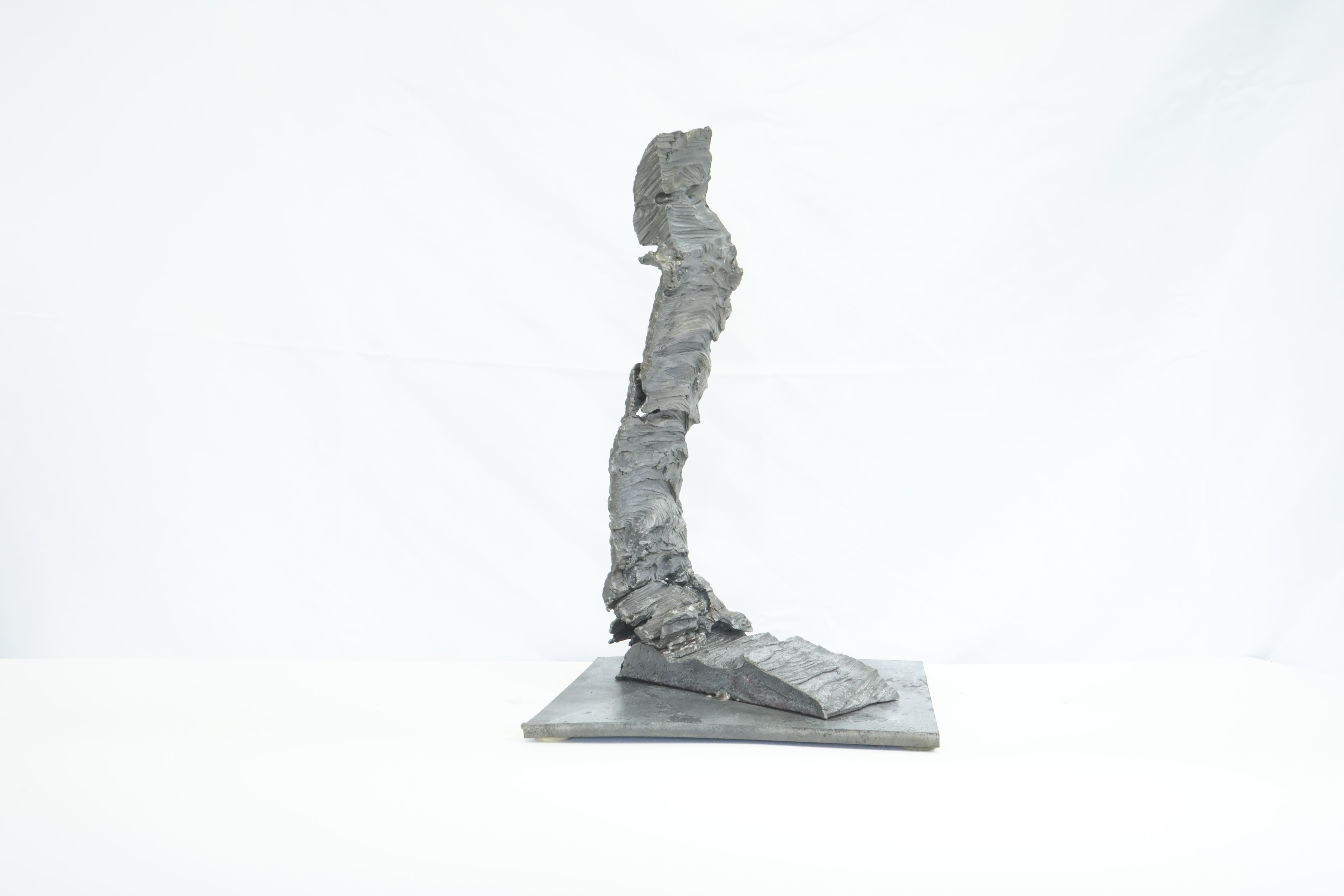 Nord-américain Carved Earth Series, 21e siècle, bronze coulé, sculpture métallique contemporaine en vente