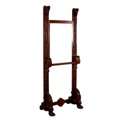 Antique Carved Easel for Paintings