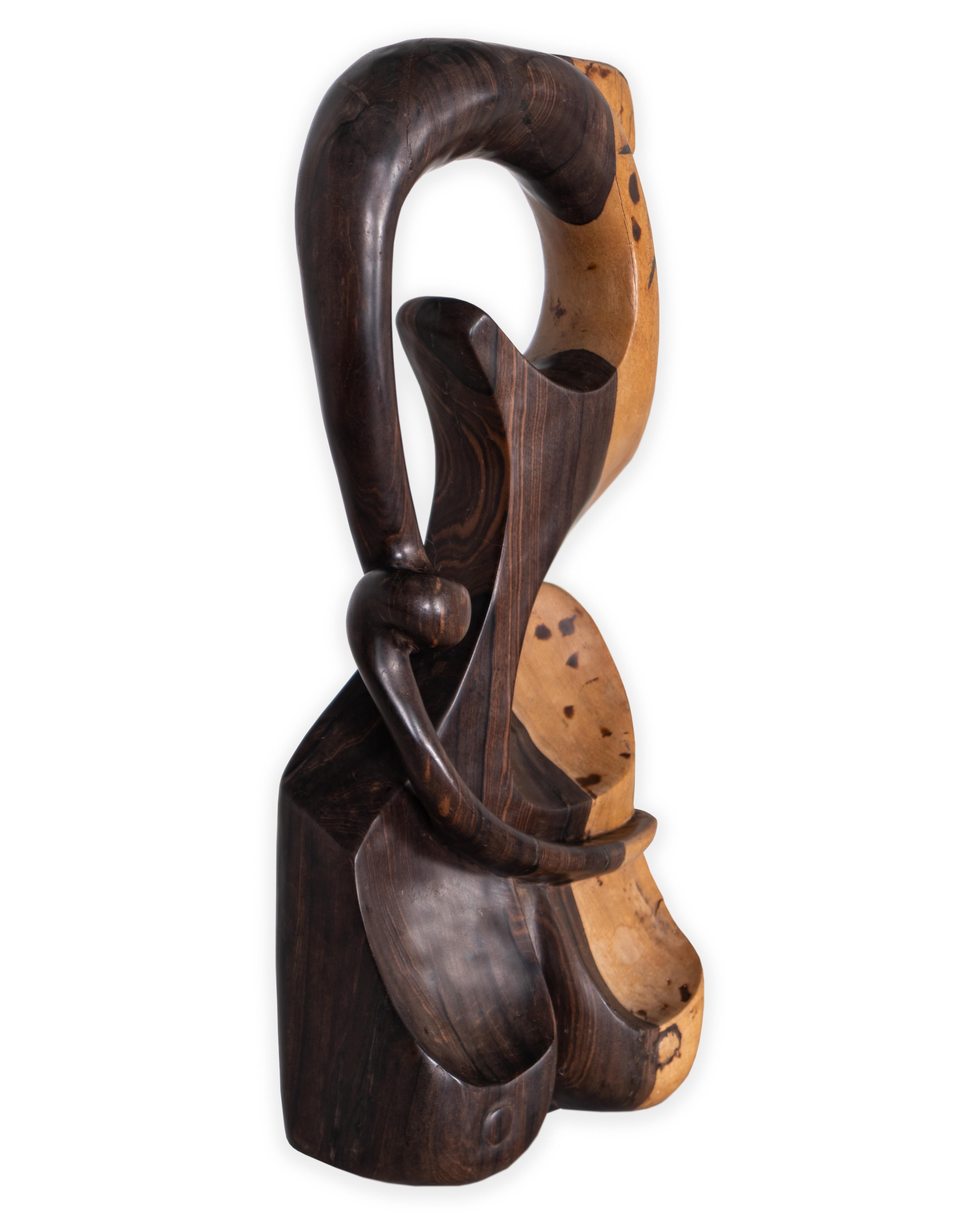 Carved ebony abstract wood bust. In my organic, contemporary, vintage and mid-century modern style.
Curated for our one of a kind line, Le Monde. Exclusive to Brendan Bass.