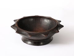 Vide-poche « Star » en ébène sculpté, France, années 1950