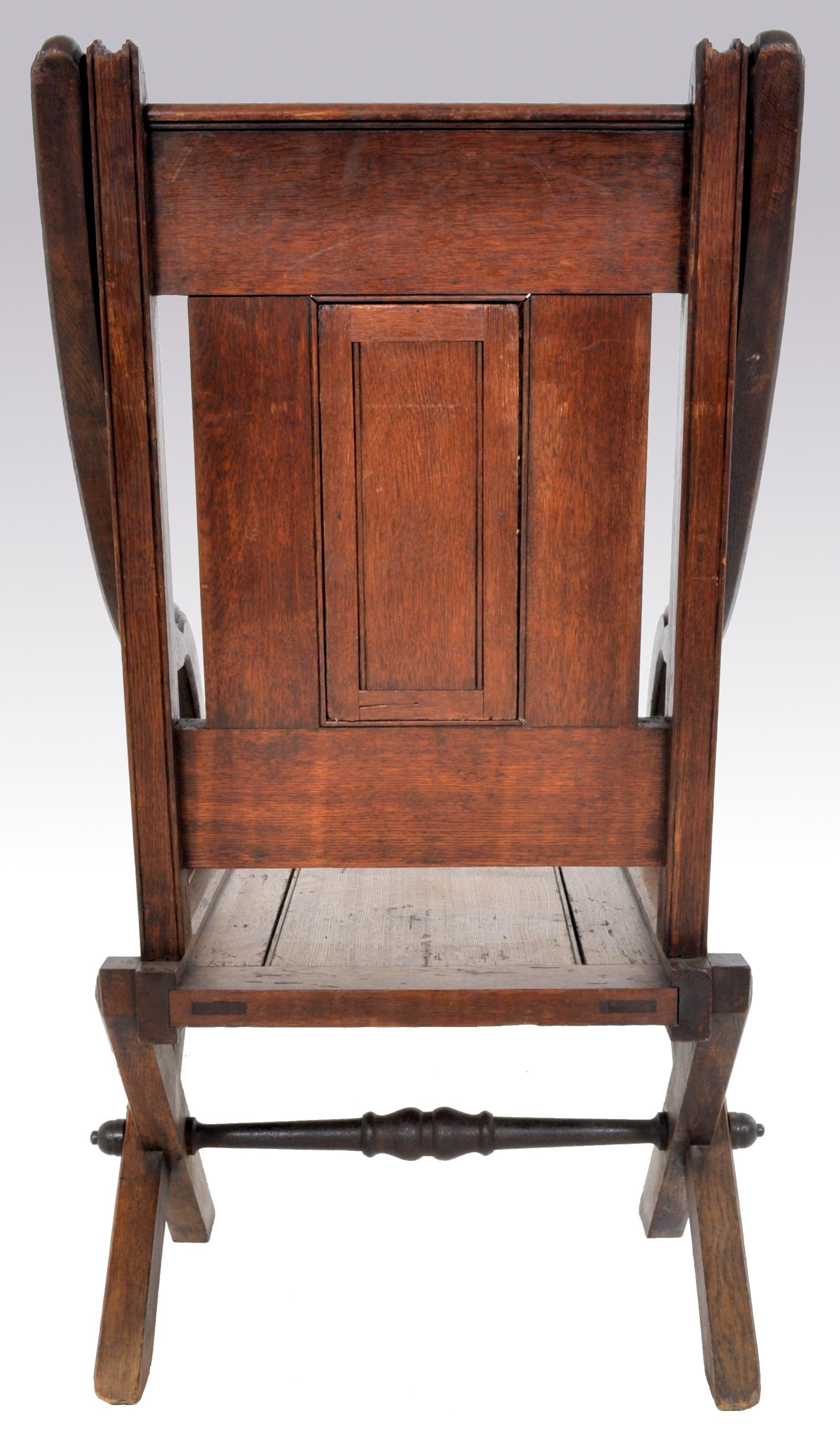 Carved English Gothic Revival Bishop's Throne Chair, A. W. Pugin, circa 1855 In Good Condition In Portland, OR