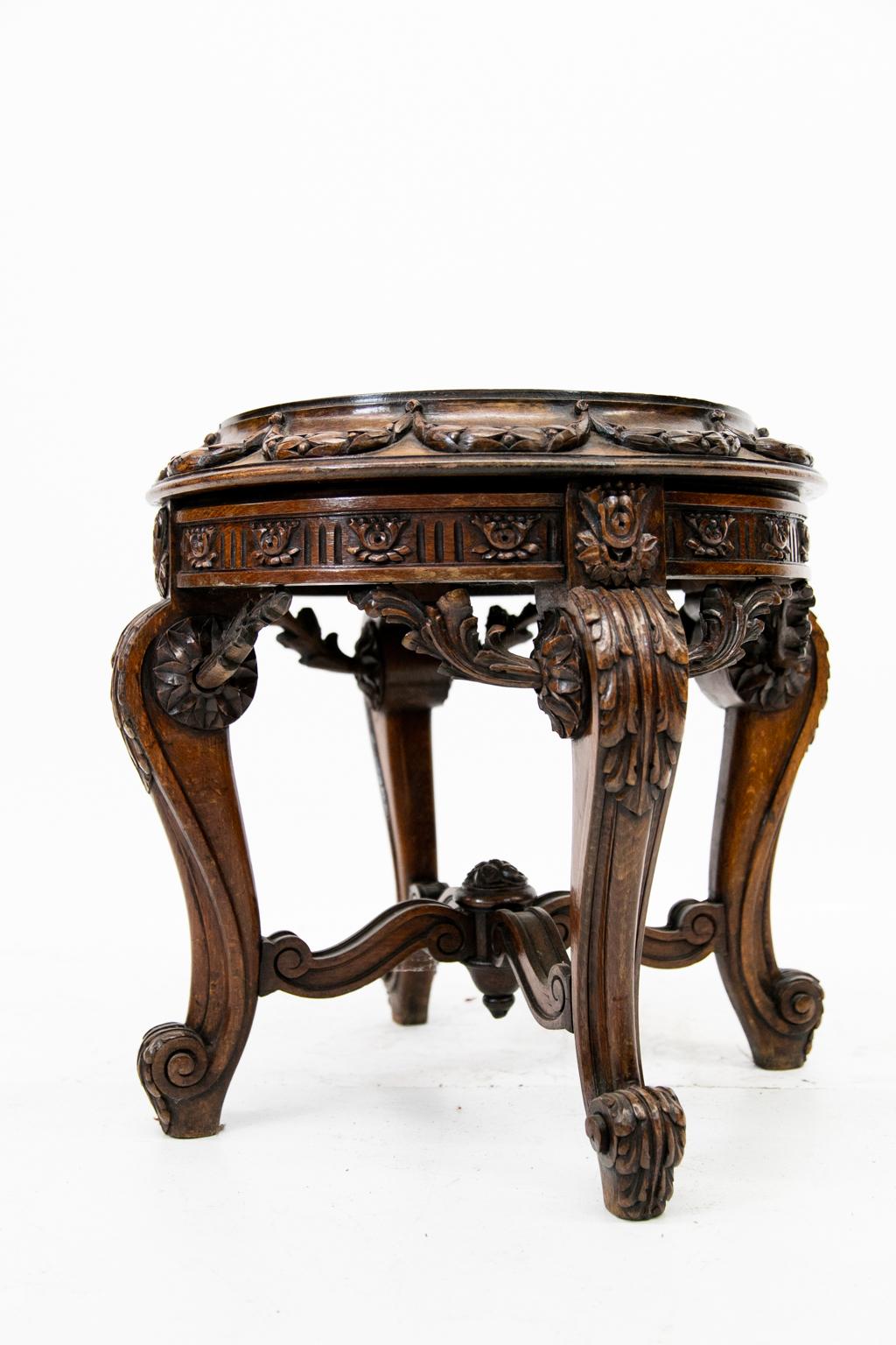 19th Century Carved English Jardinière Stand For Sale