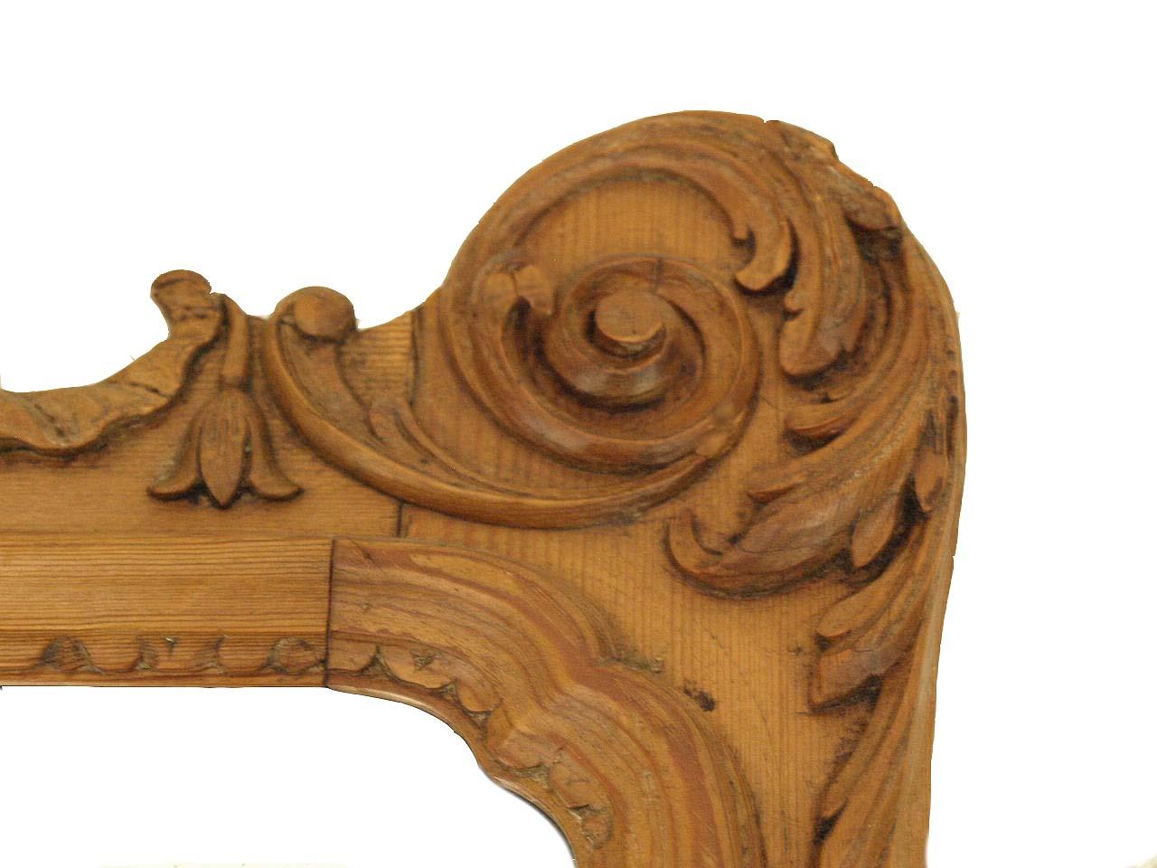 Carved English Pine Mirror 5