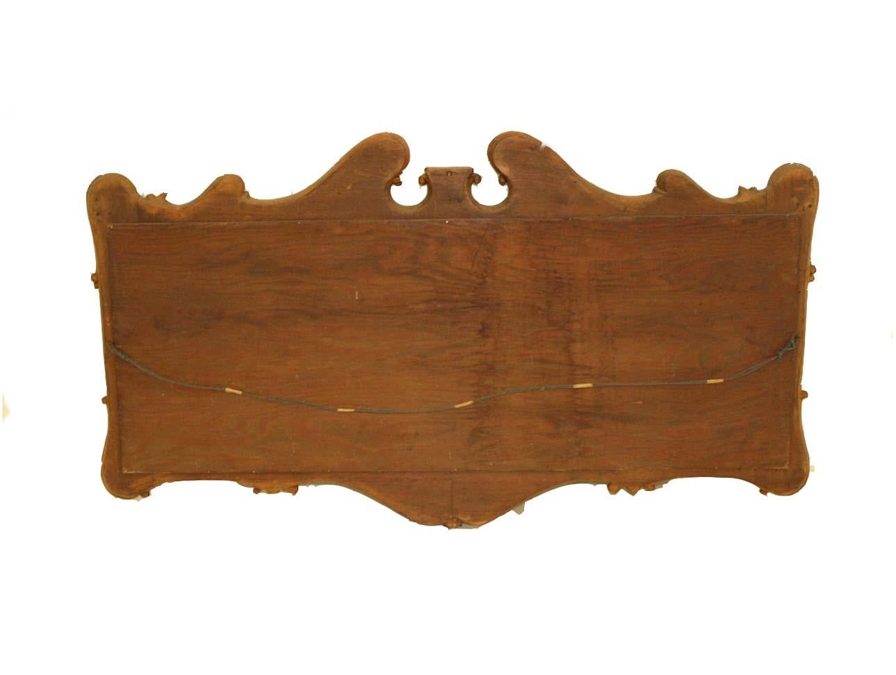 Carved English Pine Mirror For Sale 6