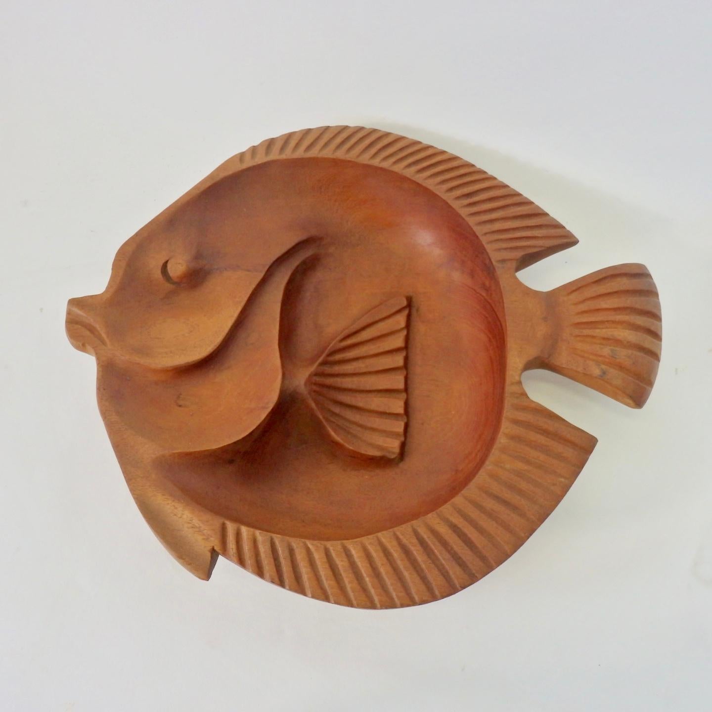 American Carved Fish Bowl