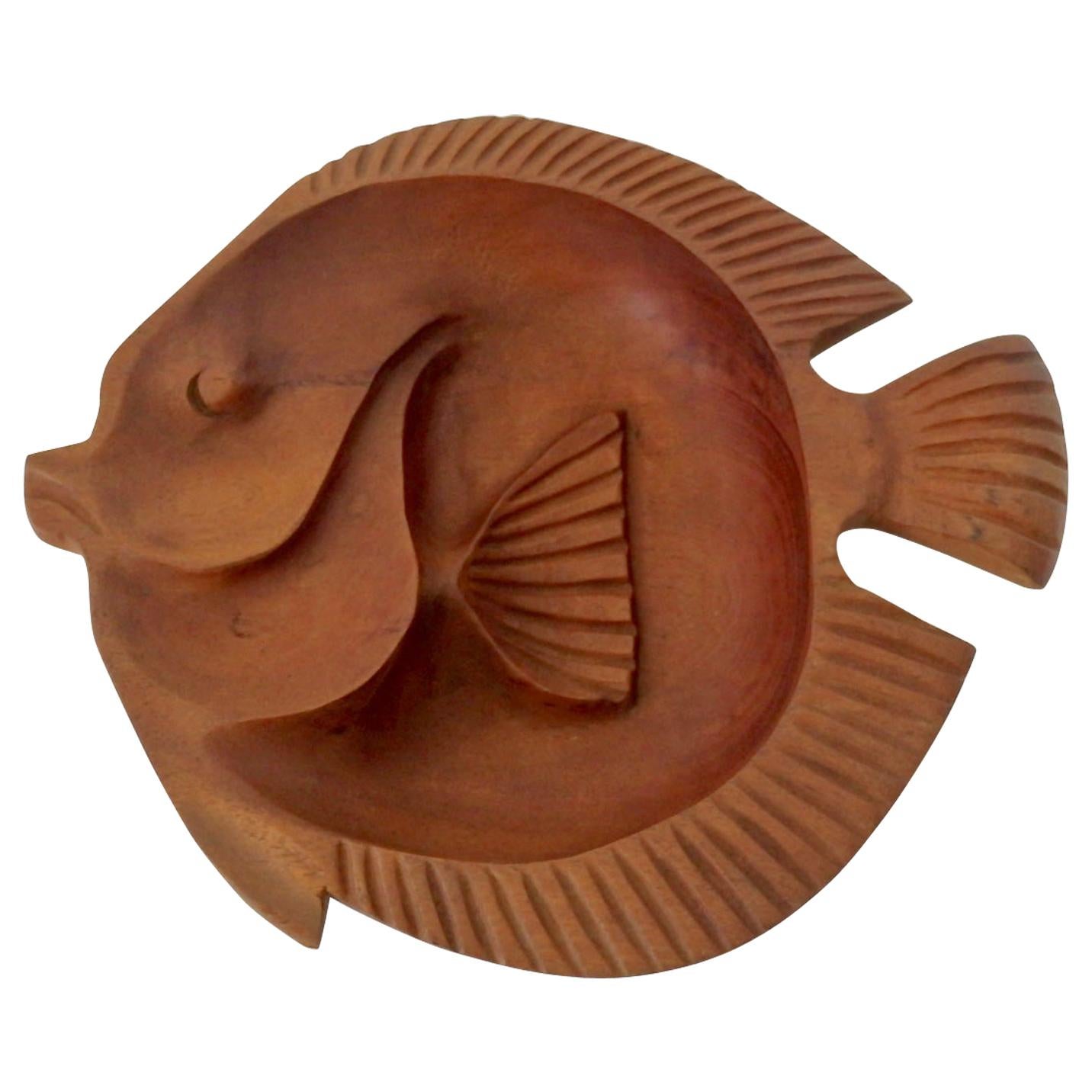 Carved Fish Bowl