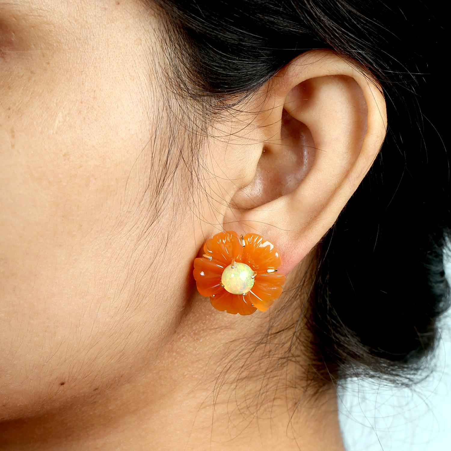 18KT:4.428g, Mix :30.02ct,Opale:2.84ct 23X23 MM