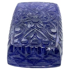 Used Carved Flower Tanzanite Cts 229.17