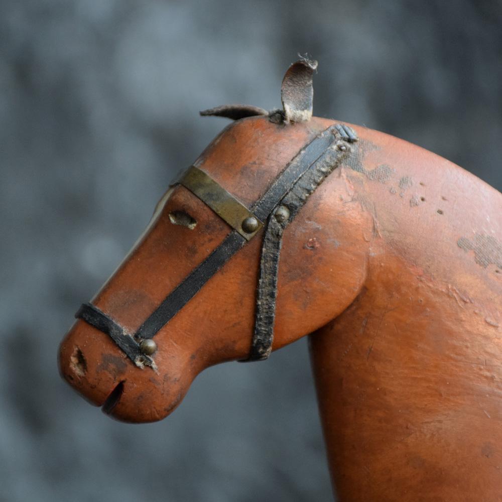 Late 19th Century Carved Folk Art German Decorative Figure of a Horse, circa 1880