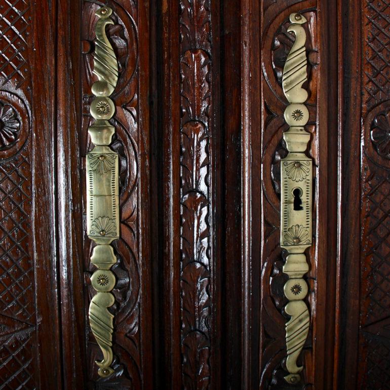 Carved French Armoire 2