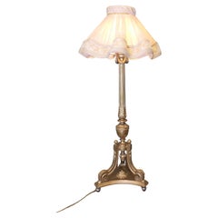 Carved French Boudoir Floor Lamp  This is a large and imposing piece